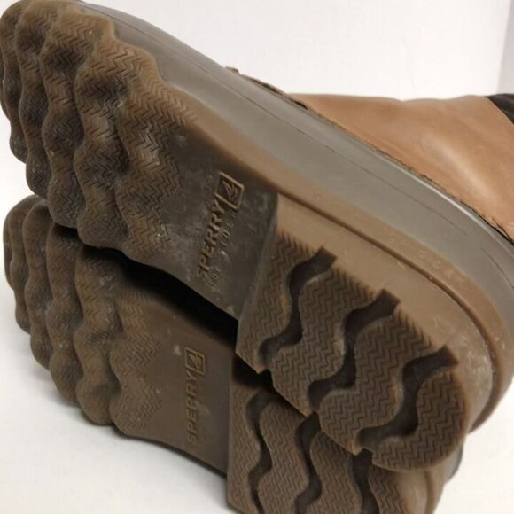 Sperry Mens Brewster Waterproof Boot Tan Size 8.5 M